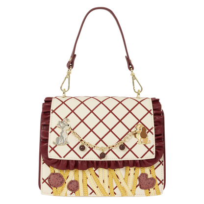 LADY AND THE TRAMP SPAGHETTI LOUNGEFLY CROSSBODY BAG