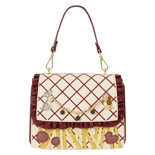 LADY AND THE TRAMP SPAGHETTI LOUNGEFLY CROSSBODY BAG