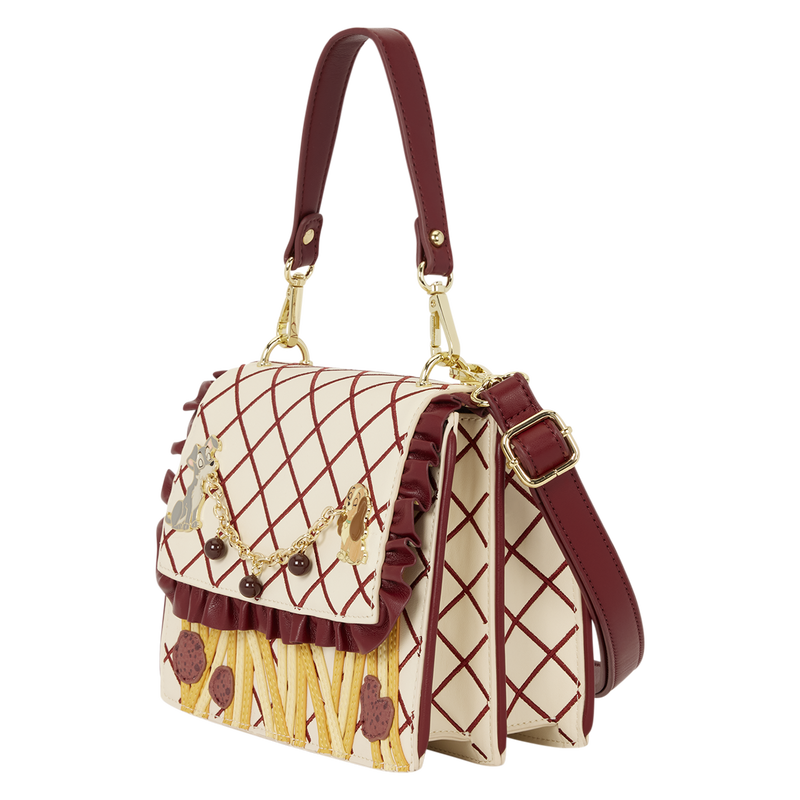 LADY AND THE TRAMP SPAGHETTI LOUNGEFLY CROSSBODY BAG