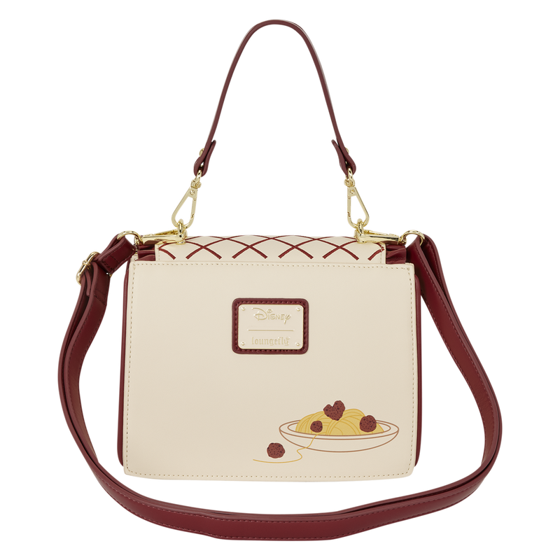 LADY AND THE TRAMP SPAGHETTI LOUNGEFLY CROSSBODY BAG
