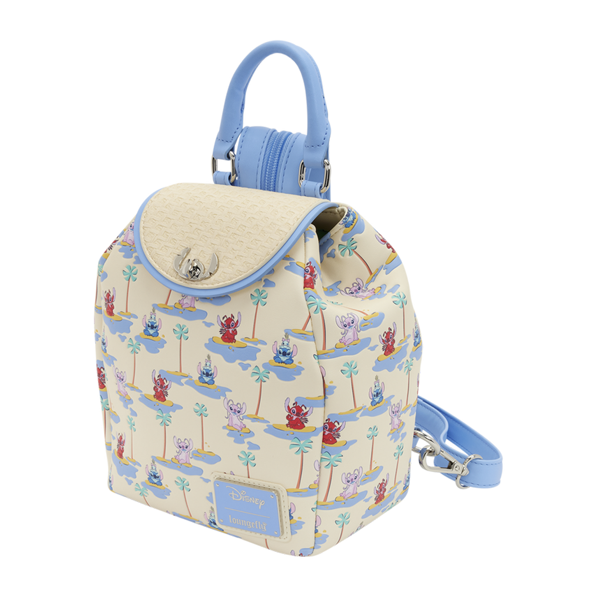 LILO & STITCH ALL-OVER PRINT LOUNGEFLY MICRO MINI BACKPACK