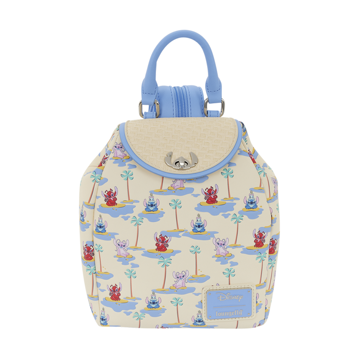 LILO & STITCH ALL-OVER PRINT LOUNGEFLY MICRO MINI BACKPACK