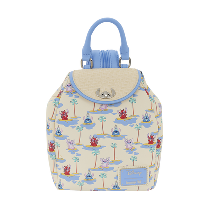 LILO & STITCH ALL-OVER PRINT LOUNGEFLY MICRO MINI BACKPACK