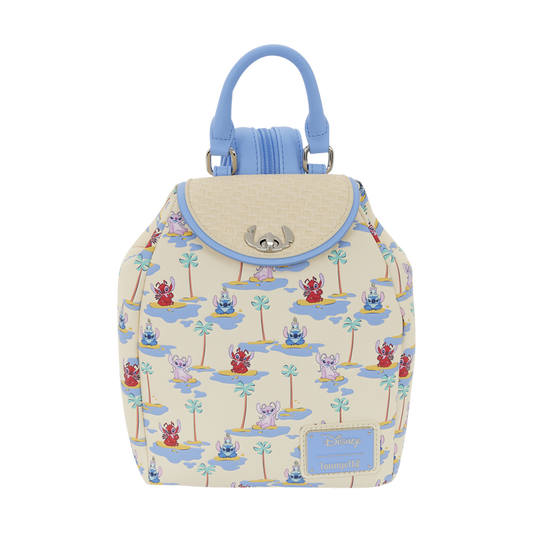 LILO & STITCH ALL-OVER PRINT LOUNGEFLY MICRO MINI BACKPACK