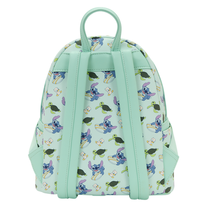 LILO & STITCH ANIMAL FRIENDS ALL-OVER PRINT LOUNGEFLY MINI BACKPACK