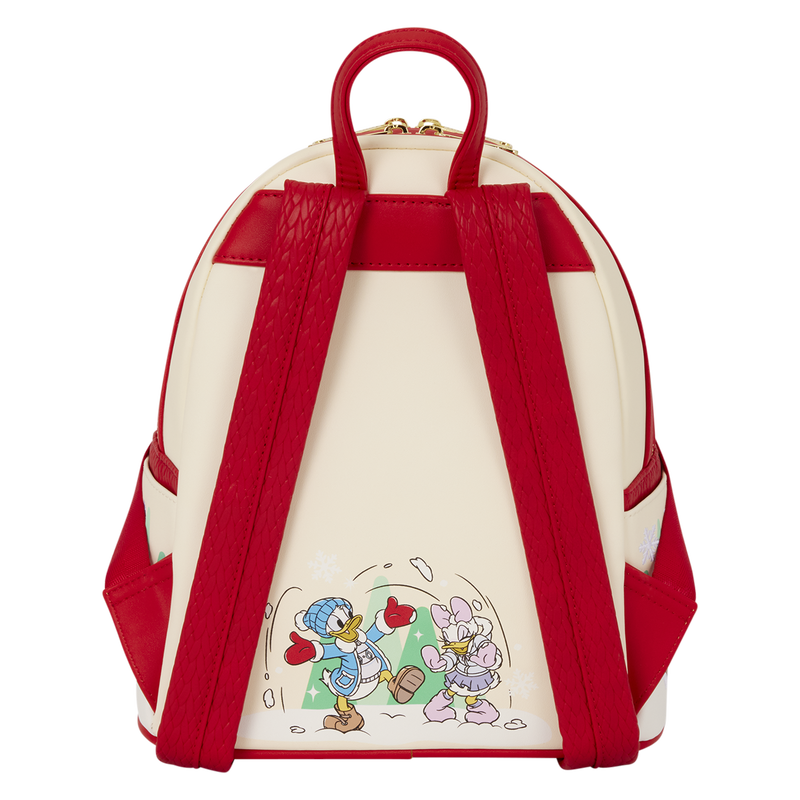 MICKEY & FRIENDS HOLIDAY ICE SKATING LOUNGEFLY MINI BACKPACK