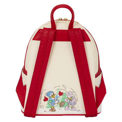 MICKEY & FRIENDS HOLIDAY ICE SKATING LOUNGEFLY MINI BACKPACK