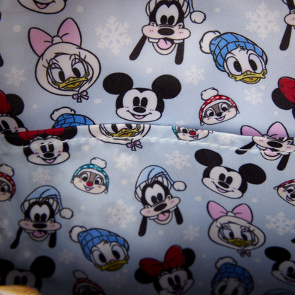 MICKEY & FRIENDS HOLIDAY ICE SKATING LOUNGEFLY MINI BACKPACK