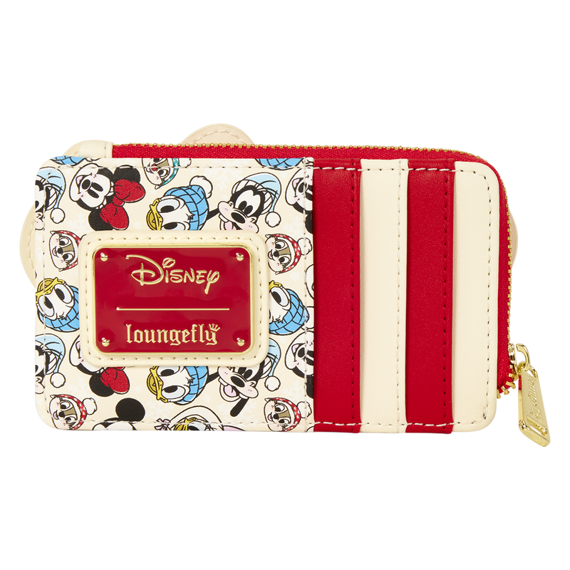 MICKEY & FRIENDS HOLIDAY SNOW LOUNGEFLY CARD HOLDER