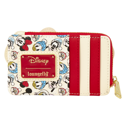 MICKEY & FRIENDS HOLIDAY SNOW LOUNGEFLY CARD HOLDER