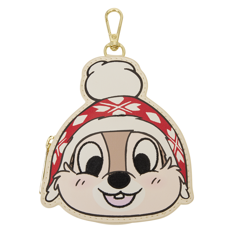 MICKEY & FRIENDS HOLIDAY SNOW LOUNGEFLY TOTE CROSSBODY BAG WITH COIN BAG