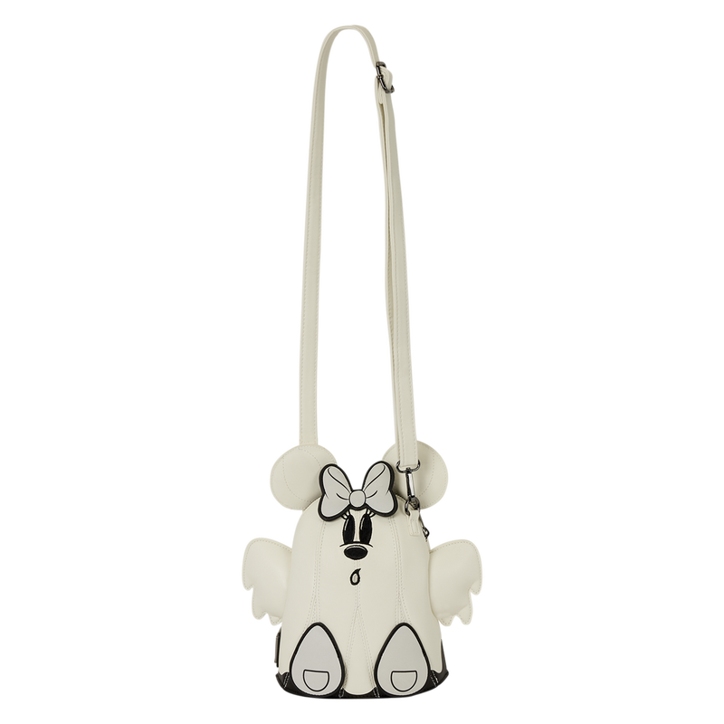 MICKEY & MINNIE MOUSE GHOST GLOW FIGURAL LOUNGEFLY CROSSBODY BAG