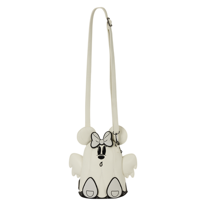 MICKEY & MINNIE MOUSE GHOST GLOW FIGURAL LOUNGEFLY CROSSBODY BAG