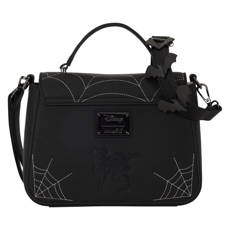 MICKEY & MINNIE SPIDERWEB & BATS LOUNGEFLY CROSSBODY BAG