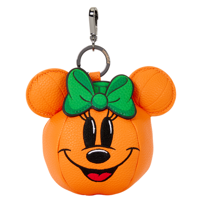 MINNIE MOUSE PUMPKIN LOUNGEFLY KEYCHAIN CHARM
