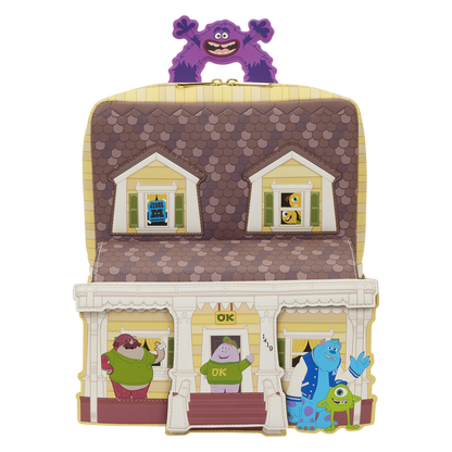 MONSTER UNIVERSITY OOZMA KAPPA HOUSE FIGURAL LOUNGEFLY MINI BACKPACK