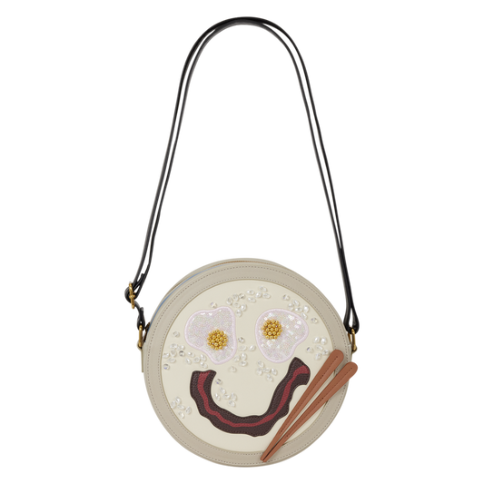 MULAN CONGEE SMILEY FACE LOUNGEFLY CROSSBODY BAG