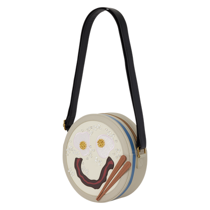 MULAN CONGEE SMILEY FACE LOUNGEFLY CROSSBODY BAG