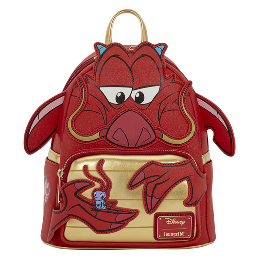 MULAN MUSHU GLITTER COSPLAY LOUNGEFLY MINI BACKPACK