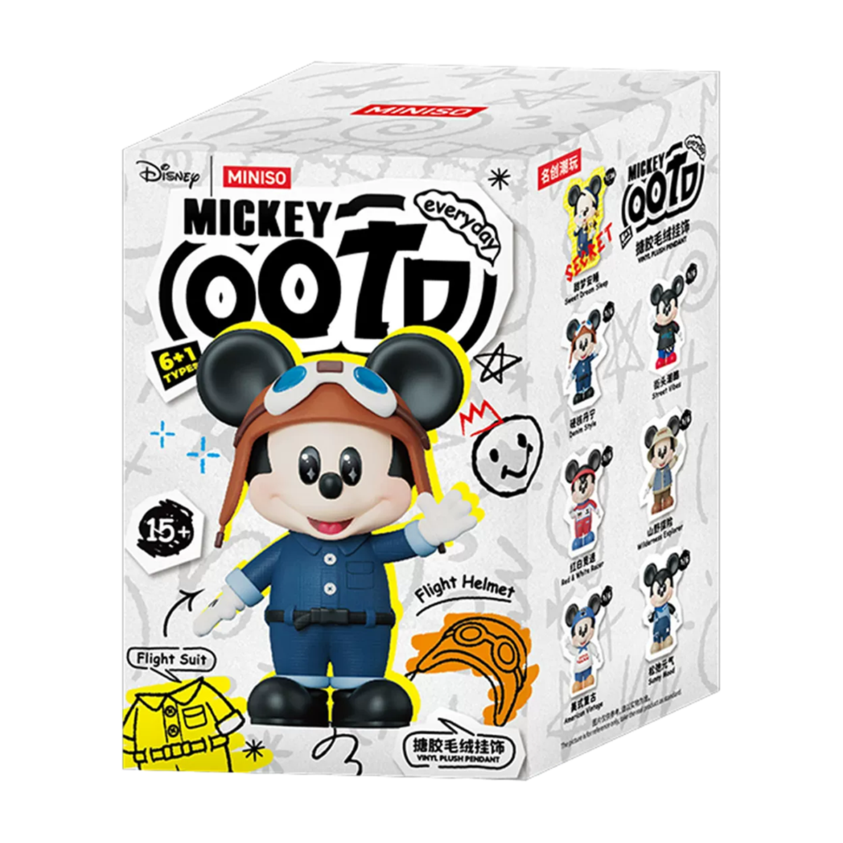 MICKEY EVERYDAY OOTD MINISO BLIND BOX