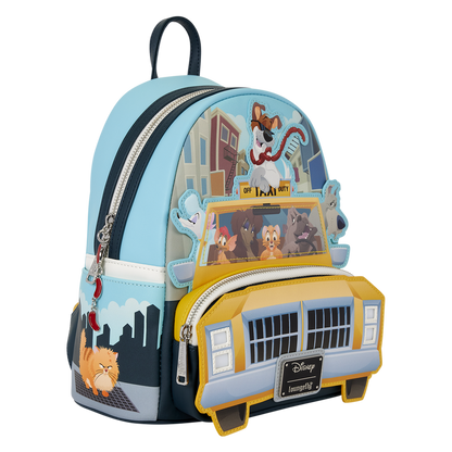 OLIVER & COMPANY TAXI CAB LIGHT-UP LOUNGEFLY MINI BACKPACK