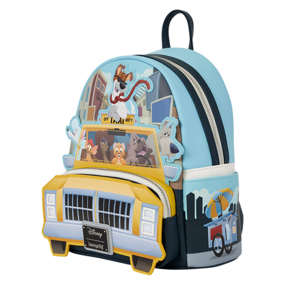 OLIVER & COMPANY TAXI CAB LIGHT-UP LOUNGEFLY MINI BACKPACK