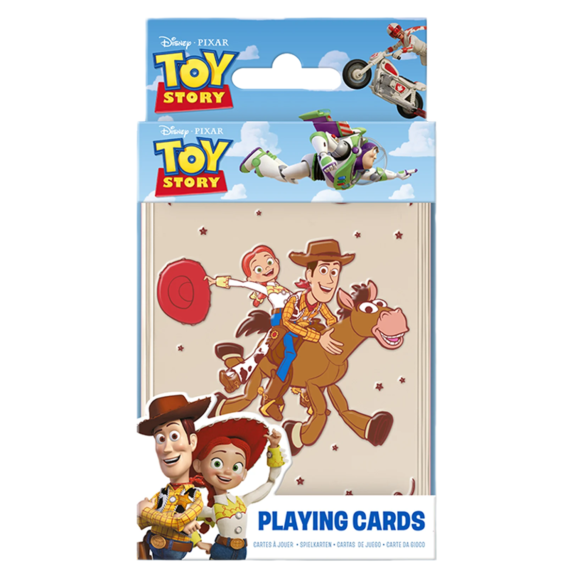 TOY STORY COWBOY PLAYING CARDS IN A TIN