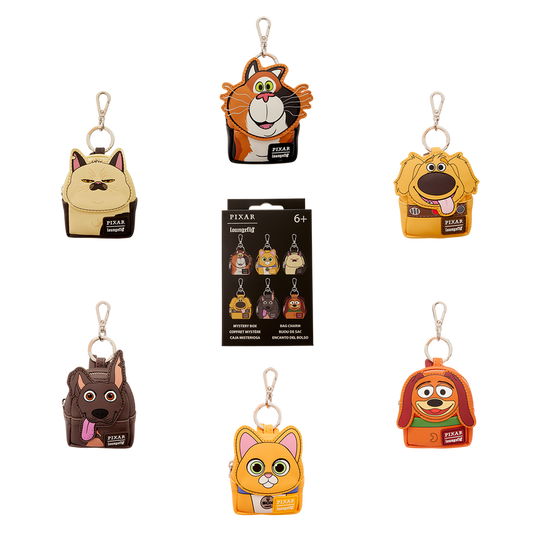 PIXAR CATS & DOGS LOUNGEFLY MYSTERY BAG CHARMS