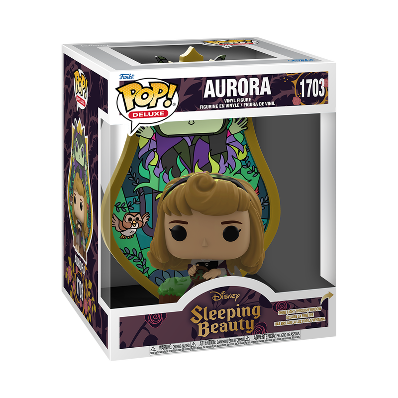 Funko Pop! Deluxe Aurora figure packaging for Disney's Sleeping Beauty