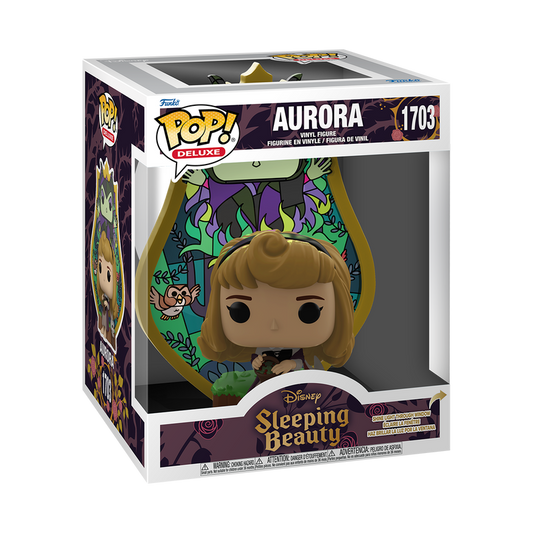 Funko Pop! Deluxe Aurora figure packaging for Disney's Sleeping Beauty