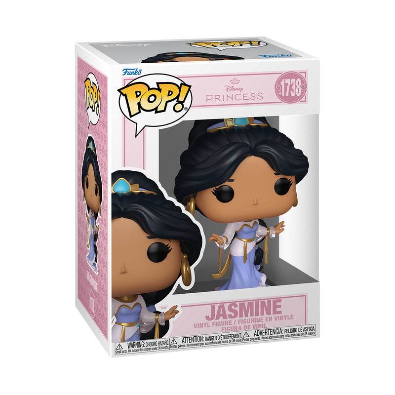 Funko Pop! Jasmine figure packaging on a white background