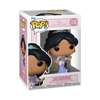 Funko Pop! Jasmine figure packaging on a white background