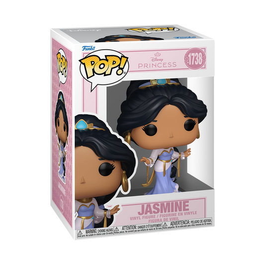 Funko Pop! Jasmine figure packaging on a white background
