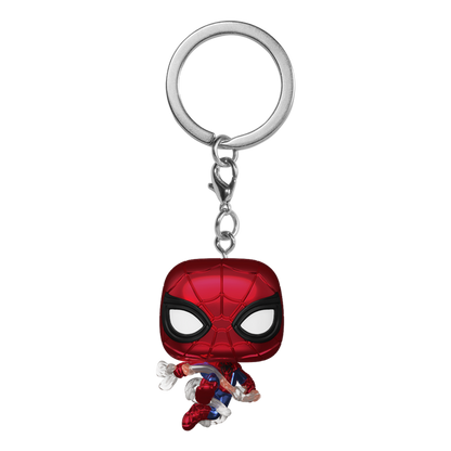 POP! KEYCHAIN SPIDER-MAN BRAND NEW DAY (METALLIC)