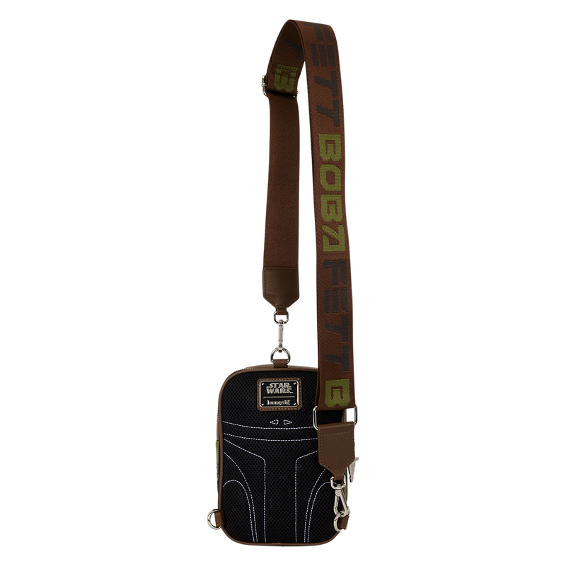 STAR WARS BOBA FETT COSPLAY LOUNGEFLY SLING CROSSBODY BAG