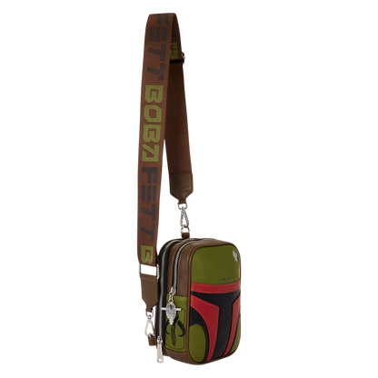 STAR WARS BOBA FETT COSPLAY LOUNGEFLY SLING CROSSBODY BAG