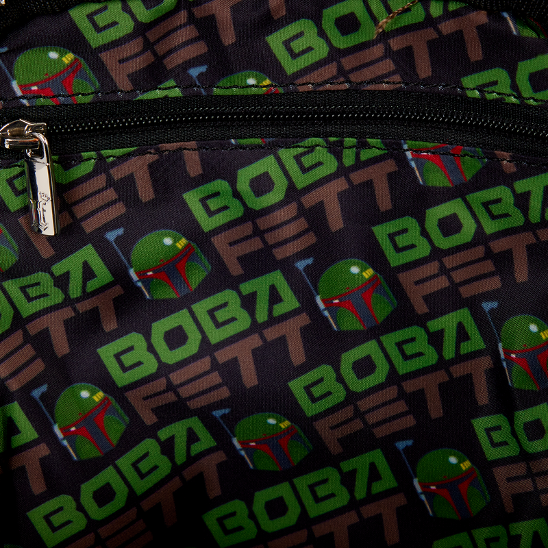STAR WARS BOBA FETT COSPLAY LOUNGEFLY SLING CROSSBODY BAG