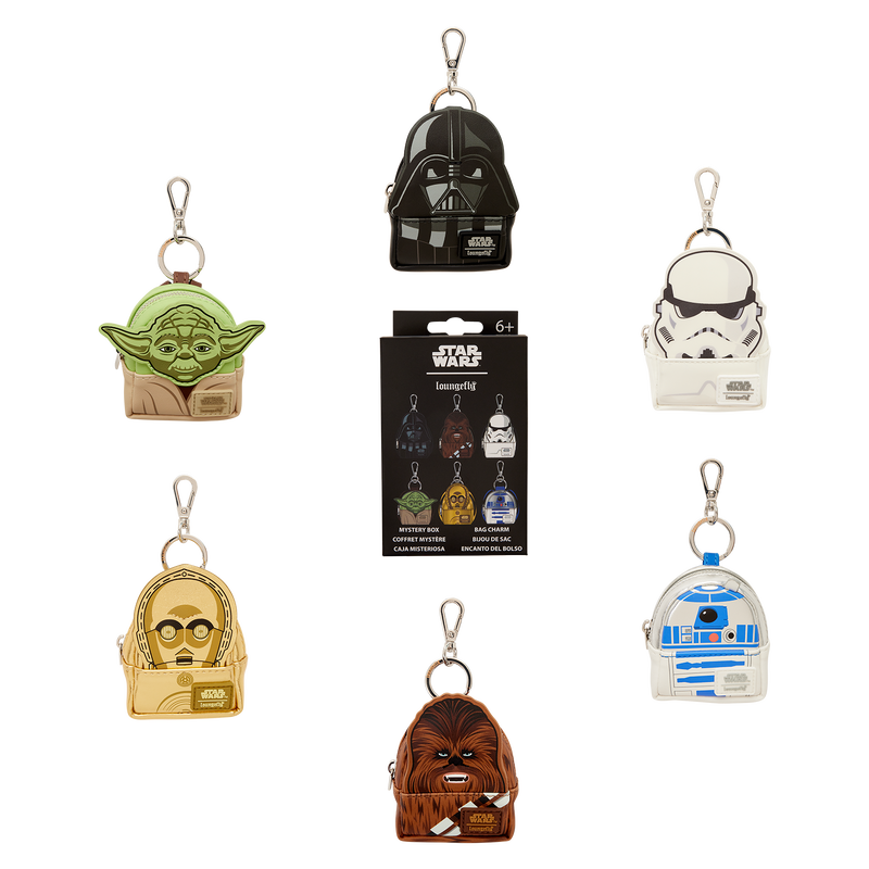 STAR WARS COSPLAY LOUNGEFLY MYSTERY BAG CHARMS
