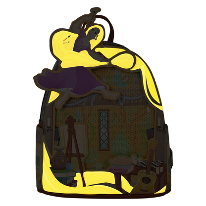 TANGLED RAPUNZEL GLOW PIN TRADER LOUNGEFLY MINI BACKPACK