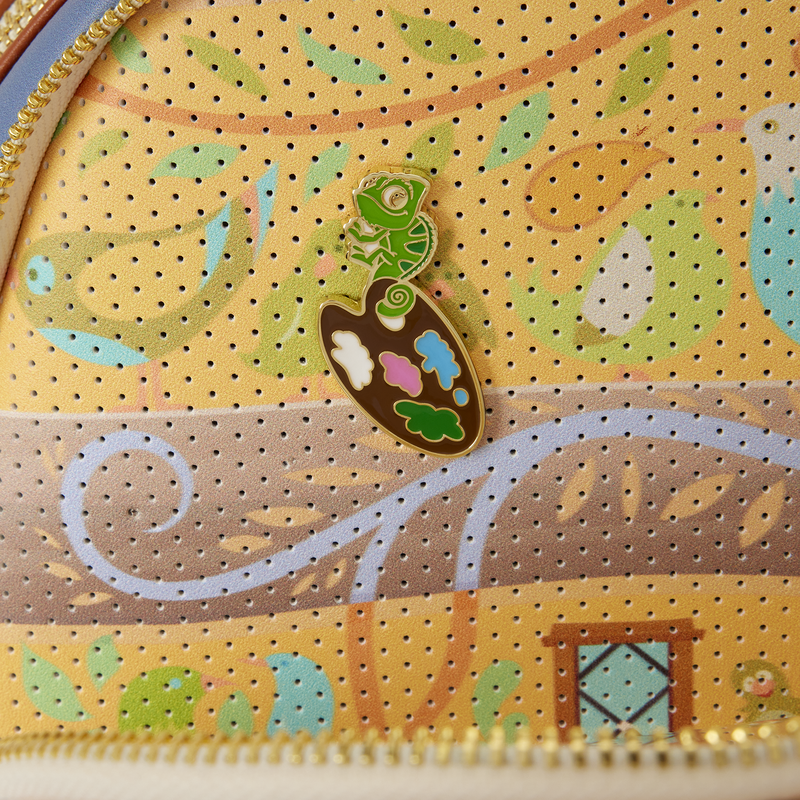 TANGLED RAPUNZEL GLOW PIN TRADER LOUNGEFLY MINI BACKPACK