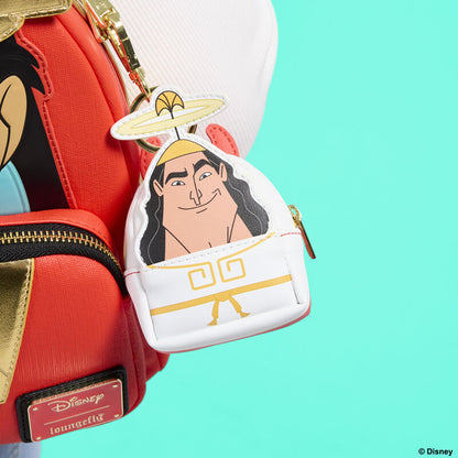 THE EMPEROR'S NEW GROOVE GOOD & BAD KRONK REVERSIBLE LOUNGEFLY BAG CHARM