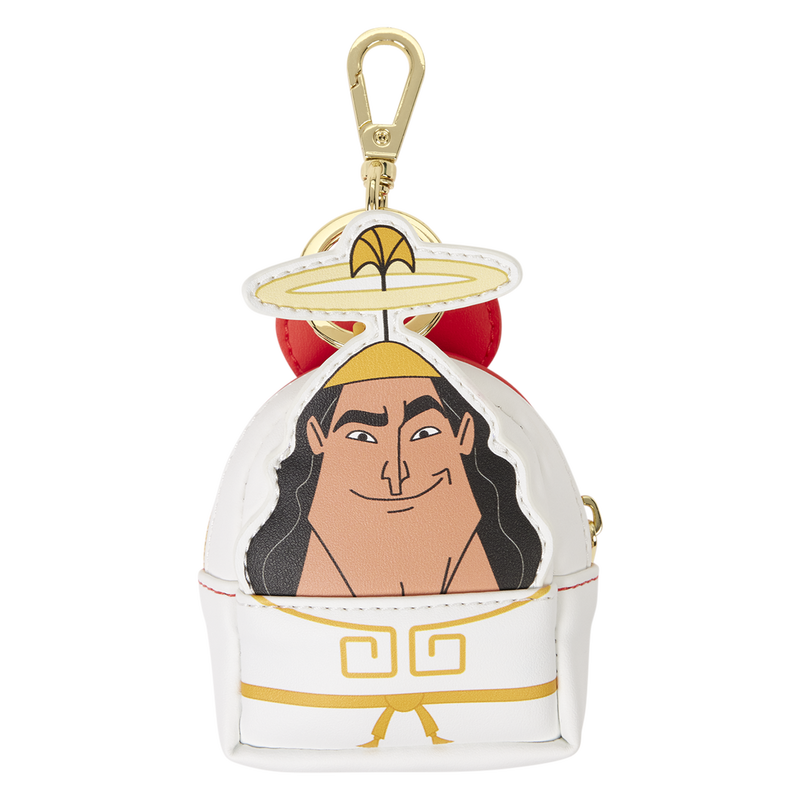 THE EMPEROR'S NEW GROOVE GOOD & BAD KRONK REVERSIBLE LOUNGEFLY BAG CHARM