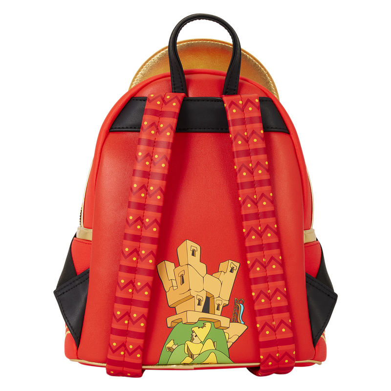 THE EMPEROR'S NEW GROOVE KUZCO COSPLAY LOUNGEFLY MINI BACKPACK