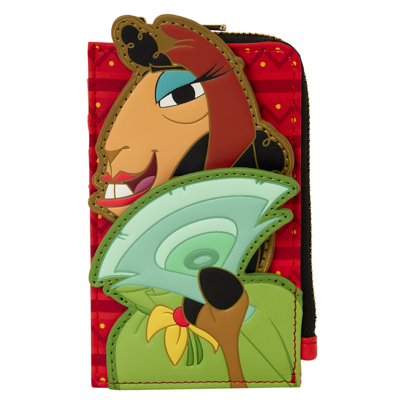 THE EMPEROR'S NEW GROOVE KUZCO LLAMA LOUNGEFLY CARD HOLDER