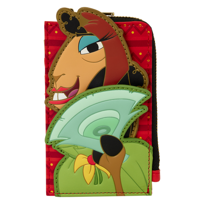 THE EMPEROR'S NEW GROOVE KUZCO LLAMA LOUNGEFLY CARD HOLDER