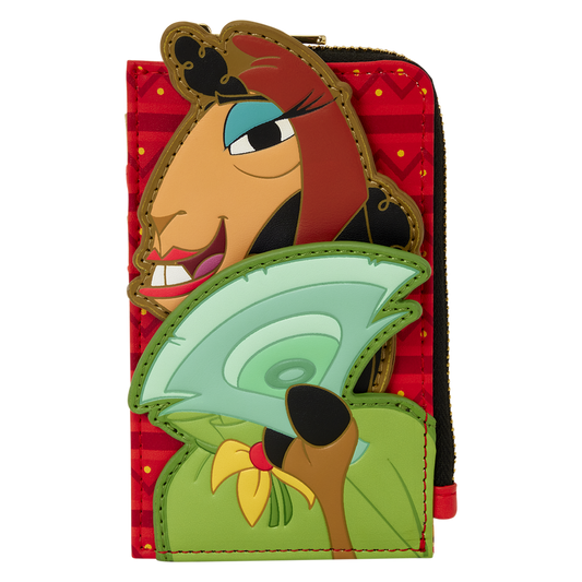 THE EMPEROR'S NEW GROOVE KUZCO LLAMA LOUNGEFLY CARD HOLDER