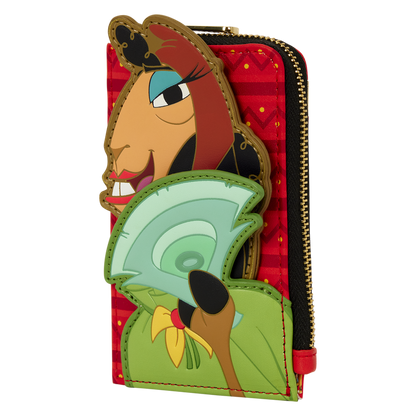 THE EMPEROR'S NEW GROOVE KUZCO LLAMA LOUNGEFLY CARD HOLDER