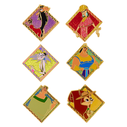 THE EMPEROR'S NEW GROOVE LOUNGEFLY MYSTERY PINS