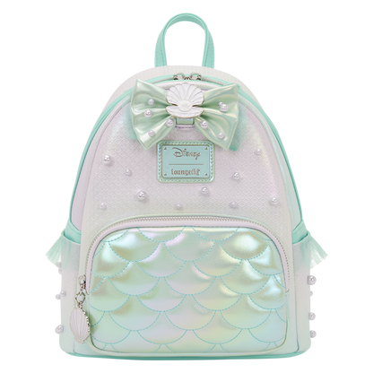 THE LITTLE MERMAID IRIDESCENT PEARL LOUNGEFLY MINI BACKPACK