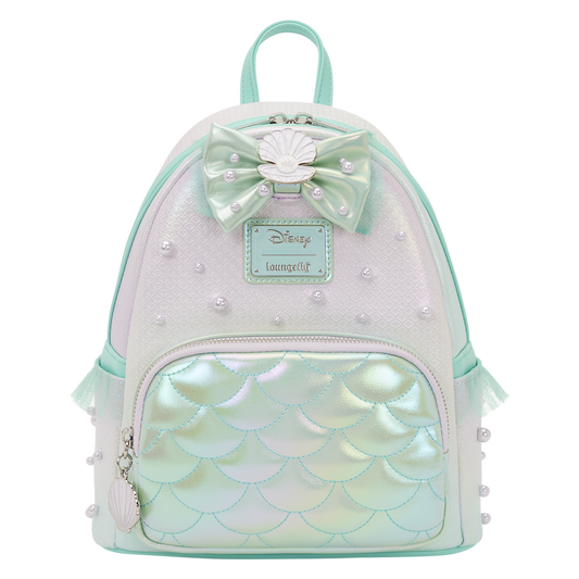 THE LITTLE MERMAID IRIDESCENT PEARL LOUNGEFLY MINI BACKPACK